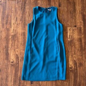 Vince// blue sheath dress